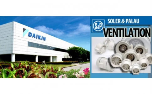 Изменение прайса продукции  Daikin и Soler&Palau